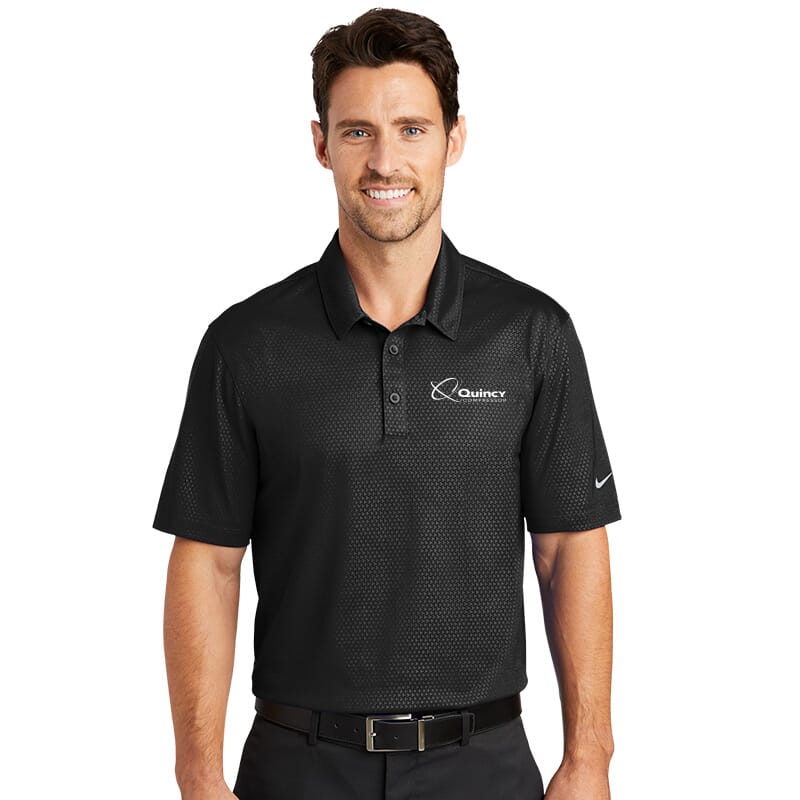 Quincy Nike Dri-FIT Embossed Tri-Blade Polo