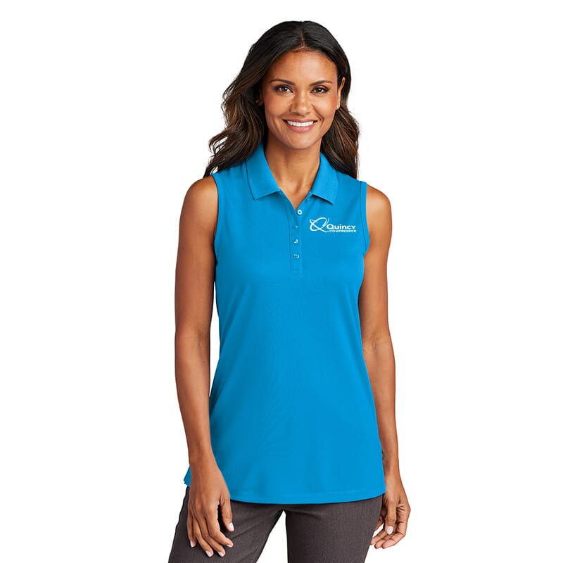 Quincy Port Authority Ladies Dry Zone UV Micro-Mesh Sleeveless Polo