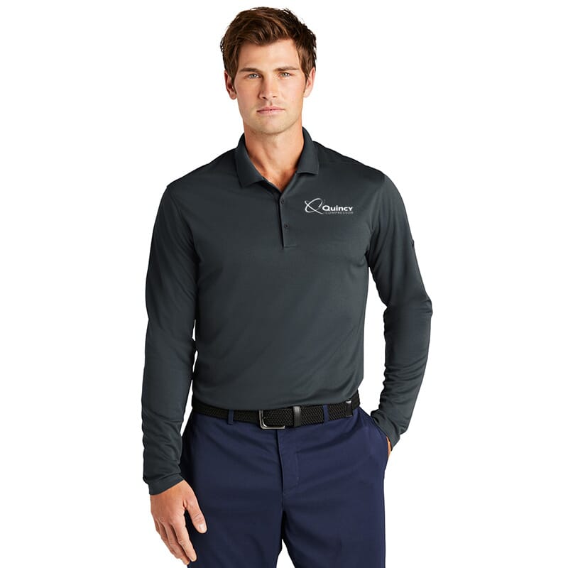Quincy Nike Dri-FIT Micro Pique 2.0 Long Sleeve Polo