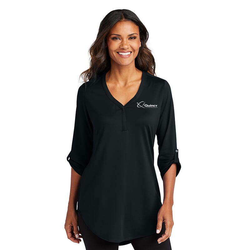 Quincy Port Authority Women's City Stretch 3/4 Sleeve Tunic