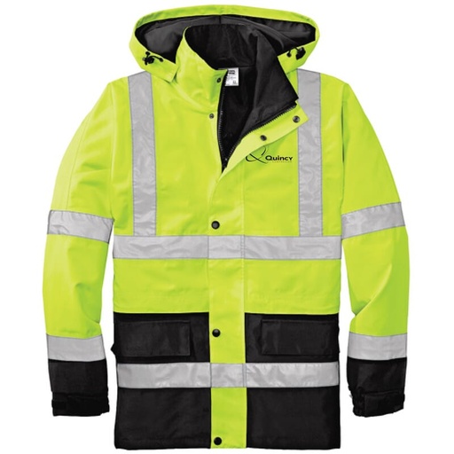 [101694262] Quincy CornerStone ANSI 107 Class 3 Waterproof Parka