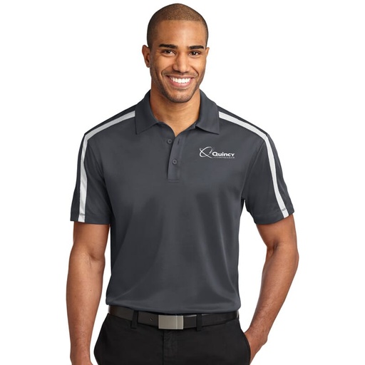 [2300470] Quincy Port Authority Performance Colorblock Stripe Polo