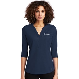 [2300634] Quincy OGIO Ladies Jewel Henley