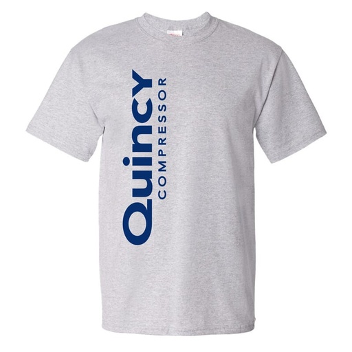 [2300664] Quincy Light Steel Grey T-Shirt