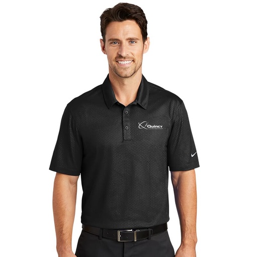 [2300678] Quincy Nike Dri-FIT Embossed Tri-Blade Polo