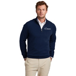 [101099534] Quincy Brooks Brothers Cotton Stretch ¼-Zip Sweater