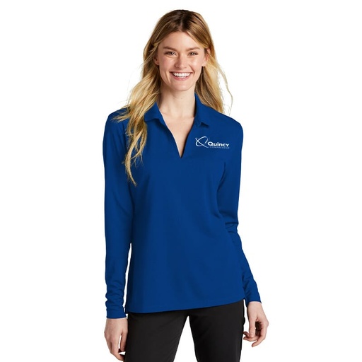 [101099686] Quincy Nike Women's Dri-FIT Micro Pique 2.0 Long Sleeve Polo