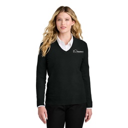 [101100039] Quincy Port Authority Women’s Easy Care V-Neck Sweater